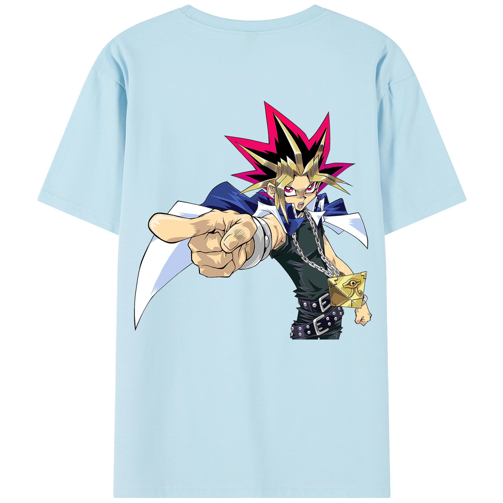 （画像用） 遊☆戯☆王 Yu-Gi-Oh! 綿100％半袖Tシャツ（背面プリント）